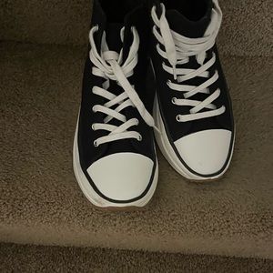 Steve madden girls canvas/platform sneakers. Daughter only once to see Beyonce